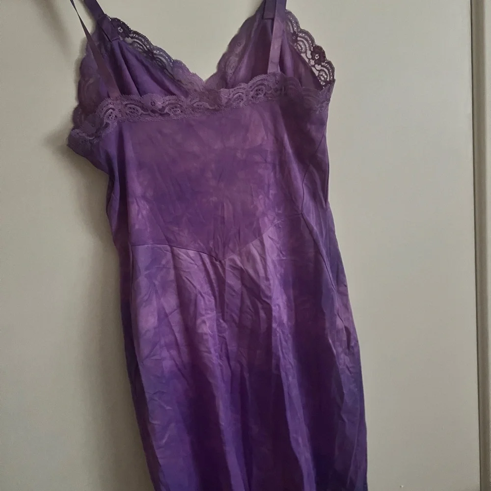 Vintage 50s hand-dyed slip dress - Picture 4 of 4
